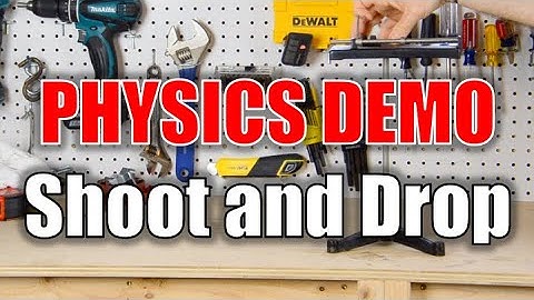 Physics Demo: Shoot and Drop (Projectile Motion)