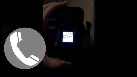 Sonim XP3 incoming call (With ID)