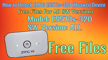 How to Unlock ZONG E5573s-320 (Huawei) Device Very Easyly.
