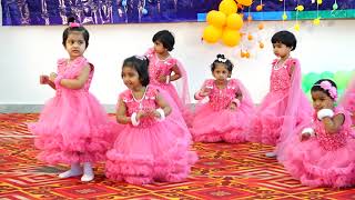Gracefull grety Play group girls Dance by Rainbow Kids -Tr.Premalatha & Priyadarssini-Euphoria 2024.