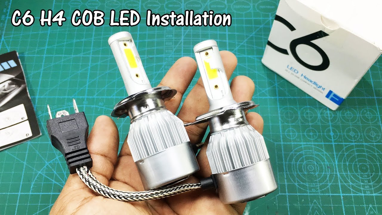 Osram LED H4 bulbs review unboxing~installation ~comparison 