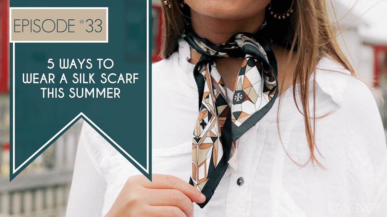 Stylish Ways To Wear a Silk Scarf, Spring-Summer 2020