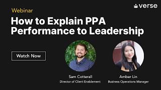 How to Explain PPA Performance to Leadership