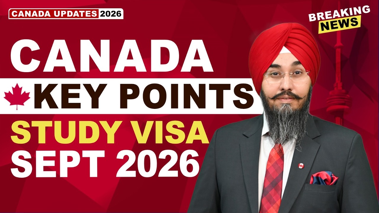 CANADA KEY POINTS STUDY VISA SEPT 2026 | STUDY VISA UPDATES 2026 | USA ...