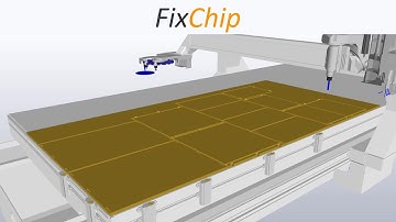Meubelproductie op nesting machine voor de FixChip verbinder
