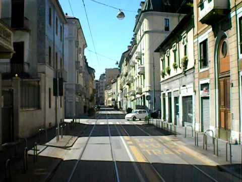 MILANO tram Ventotto linea 23 da viale Piave a pia...