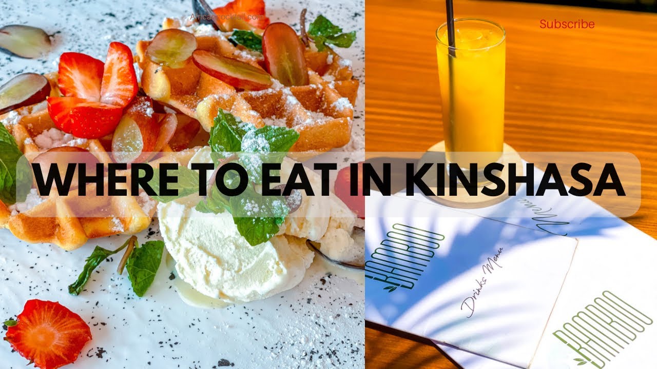 Still from CONGO ENTREPRENEUR : WHERE TO EAT IN KINSHASA | VIEWS, ART WORK, CIGARS & VIBES |AFRICANCOCKTAIL