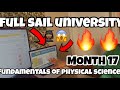 Full Sail University Online: Month 17 Fundamentals of Physical Science