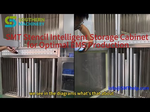 SMT Stencil Intelligent Storage Cabinet for Optimal EMS Production