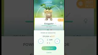 50 Candies | Exeggcute evolve | 3 Star  #shorts #pokemon #pokemongo #mryg