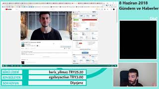 8 Haziran 2018 | Twitch Akşam Haberleri | Ali Koç, Türk Mühendis, Instagram, fb.gg, Shameless