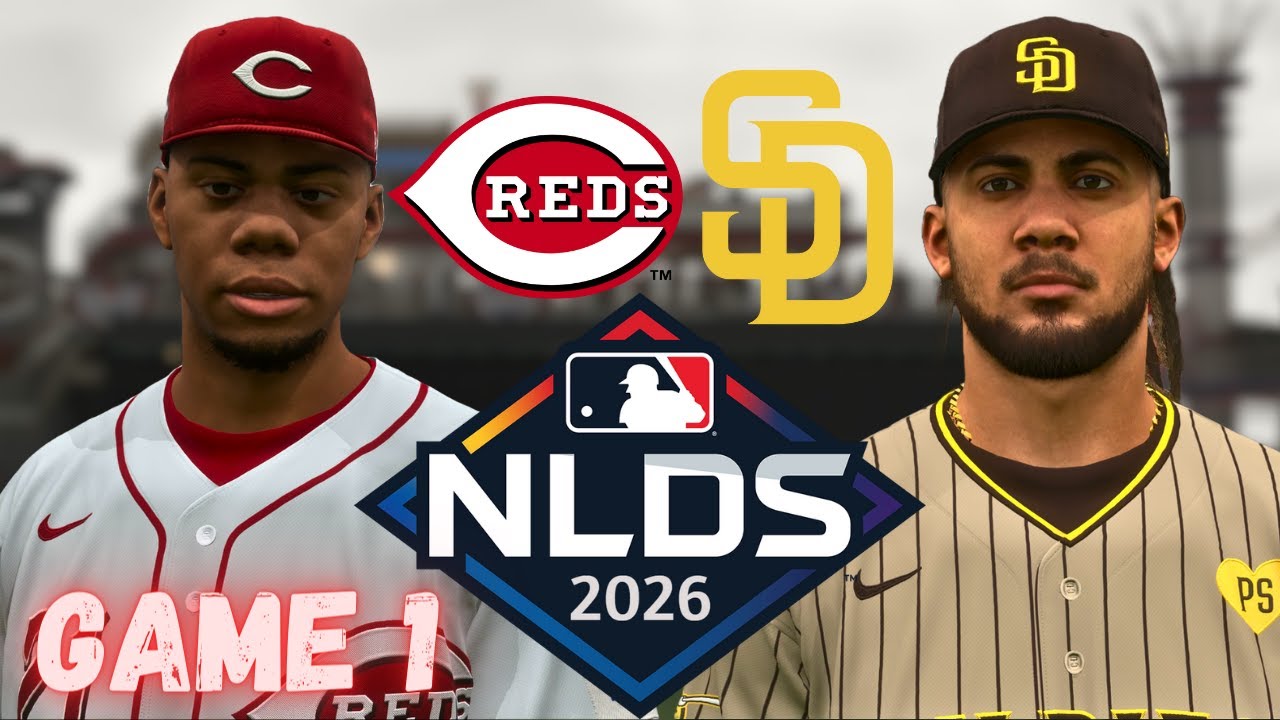 2026 NLDS GAME 1 VS PADRES MLB THE SHOW 24 CINCINNATI REDS FRANCHISE 
