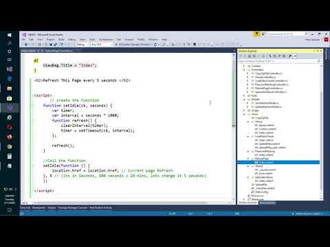 .NET JavaScript  : Refresh / Redirect  web Page  with JavaScript