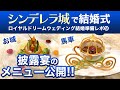 【ディズニー結婚式】披露宴のメニュー公開♡お城に馬車にシンデレラ尽くし! ロイヤルドリームウェディング 結婚式準備 #ディズニーランド #232 #結婚式 #城婚 #RDW #フーフーバー