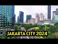 Drone view jakarta city indonesia 2024