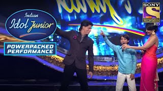 SRK के Moves और Nirvesh की Singing है Deadly Combination| Indian Idol Junior | Powerpack Performance