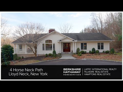 4 Horse Neck Path, Lloyd Neck, NY home video tour
