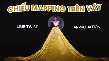 Chiếu Mapping Trên Váy Ca Sĩ Phương Vy