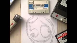 Happy birthday, audio cassette! You're now 50 years old! #art #stopmotion #cassette50 By Pinot