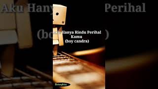 Download Lagu Puisi - Aku hanya rindu perihal kamu (boy candra) MP3