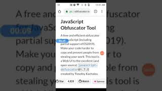 Javascript obfuscado en obfuscator . io