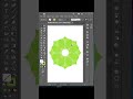 Adobe illustrator Tips and tricks - How to make flower design in 30sec. #explore #rangoli #flower 
