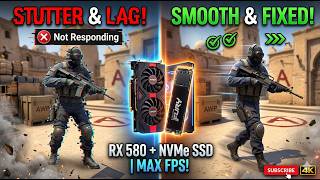 How to Fix CS2 Freeze When Seeing Enemy? RX 580 Stutter &amp; Performance Fix Guide ✅