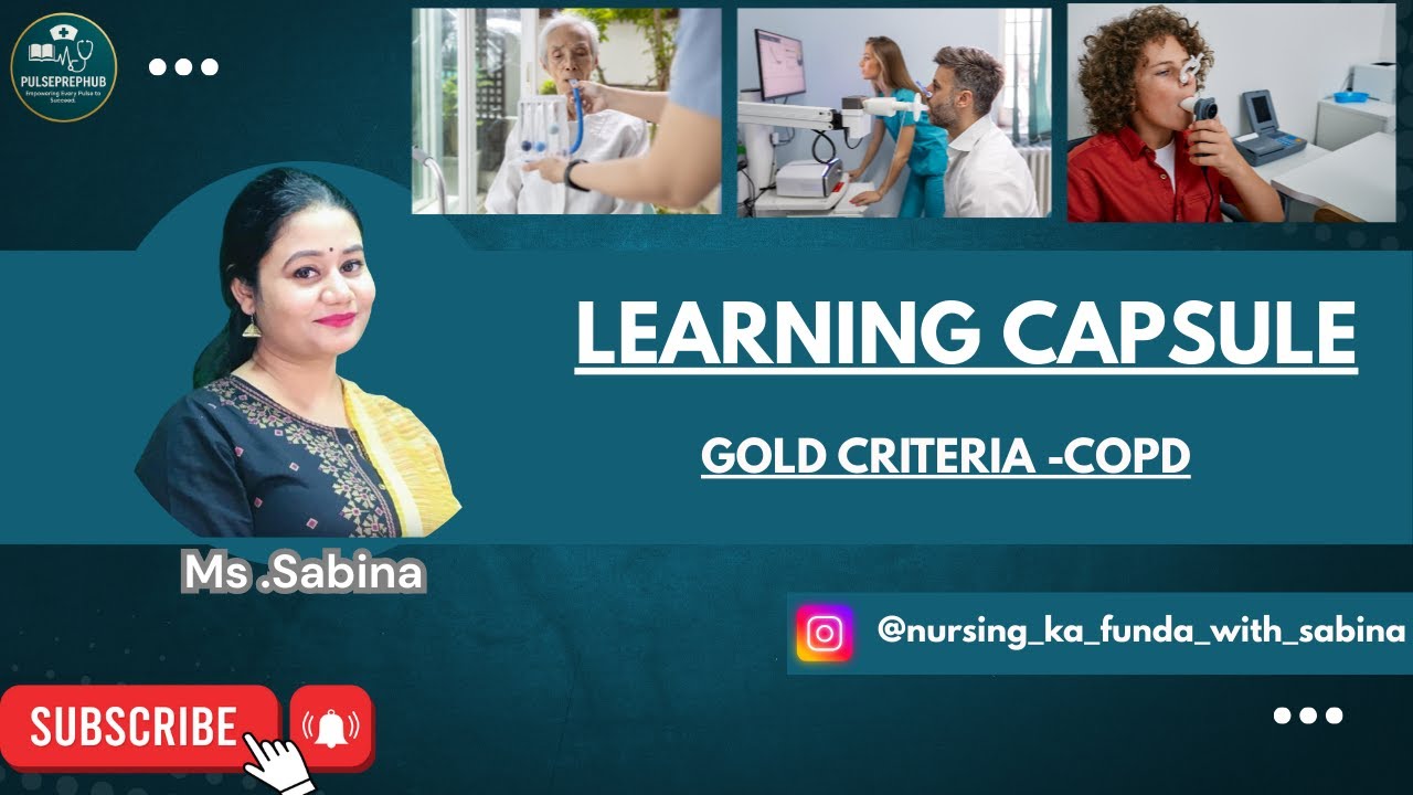 GOLD CRITERIA -COPD | PULSEPREPHUB