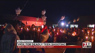 Vigil honors Spartanburg Co. teen shot dead one week ago