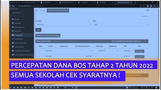 INFO PERCEPATAN PENYALURAN DANA BOS TAHAP 2 TAHUN 2022 | SEGERA CEK SYARATNYA