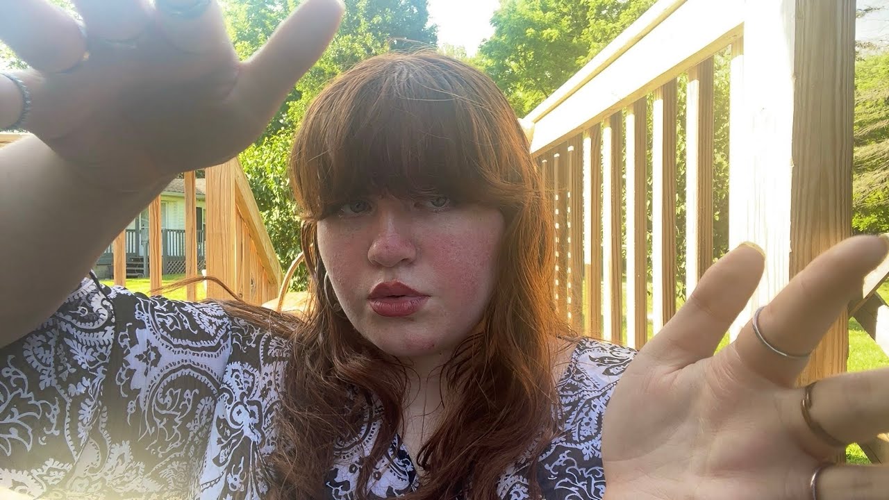 ASMR | Outside Hand Movements! (mouth sounds, minimal talking and outside sounds)