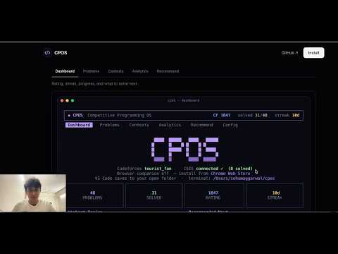 I Built a Competitive Programming OS for VS Code (Codeforces + CSES) | No more CPH?