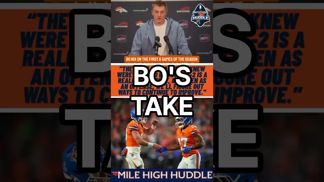 Bo Nix Offers Perspective on #Broncos' 4-2 Start