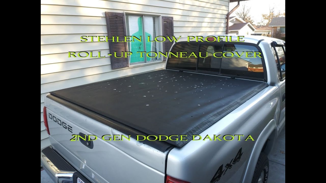 Stehlen rollup tonneau cover Dodge Dakota YouTube