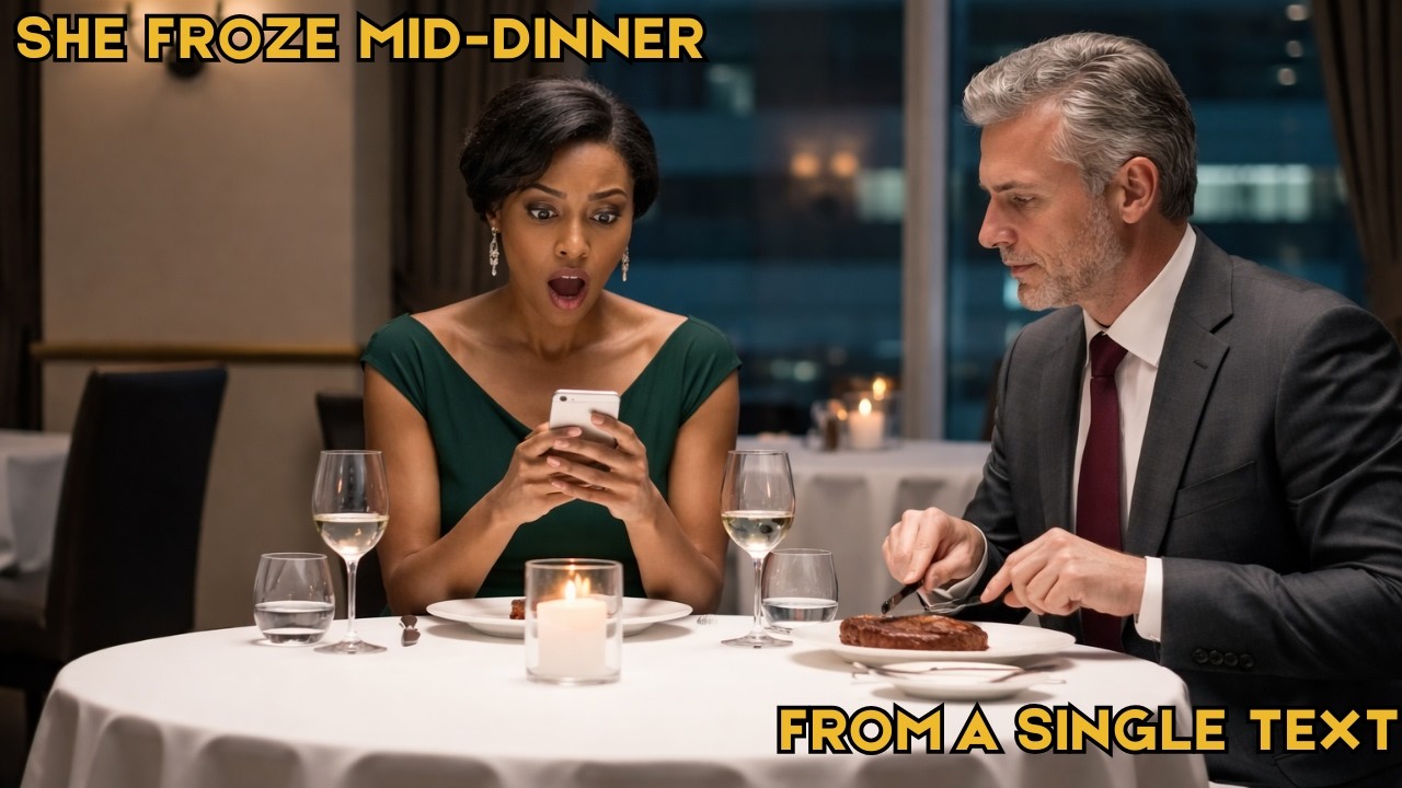 During Dinner With The Billionaire CEO, She Received A Text Message: “Go Now. Don't Tell Him...