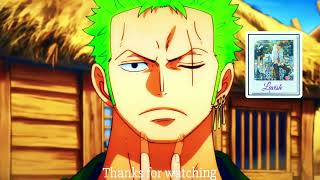Zoro X Bloodwater One Piece Amvedit Repost