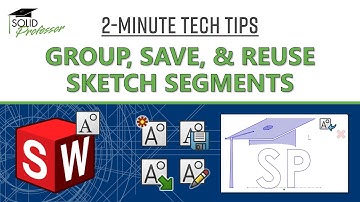 Group, Save, & Reuse Sketch Segments with Blocks in SOLIDWORKS