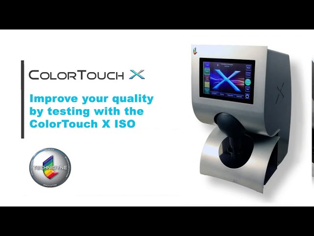 Improve your quality by testing with the ColorTouch® X ISO