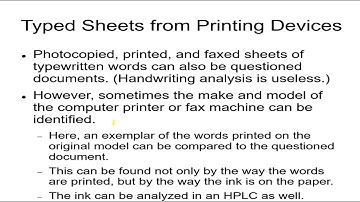 Forensics 19 Questioned Documents 4 Repeated Signature Problems, Necessity for Experienced Document