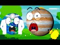 Lets save jupiter  planet rescue  poo poo  story for kids