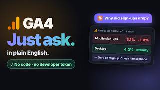 GA4 MCP: Ask Claude About Your Google Analytics (No Code Setup)