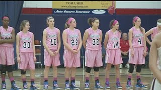 Boardman and Austintown girls basketball teams play in order to fight breast cancer