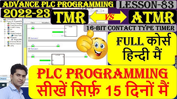 96 What is timer in plc programming | What is ATMR Instruction in plc | PLC Programming Full Course|
