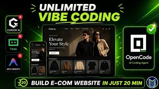 Unlimited FREE Vibe Coding | Build an E-Commerce Website in JUST 20 MIN