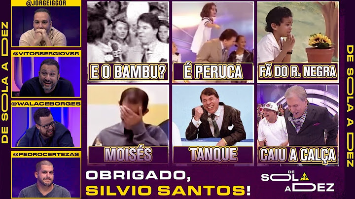 QUAL FOI O MAIOR MOMENTO DO SILVIO SANTOS NA TV BRASILEIRA? REAGIMOS E CRAVAMOS! | DE SOLA A DEZ