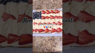 Memorial Day Dessert ❤️💙 #dessert #memorialday #simpledessertrecipe #easyrecipe #easy