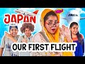 First flight to japan  going in flight for the first time  tamil comedy  simply sruthi