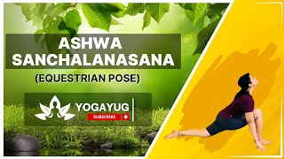 How To Do Ashwa Sanchalanasana | Equestrian Pose | YOGAYUG || Content