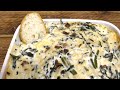 How To Make Baked Bacon &amp; Cheese Spinach Dip - Recipe