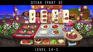 COOKING MADNESS | STEAK (PART 3) | LEVEL 11-15 | GAMEPLAY#4  ARIANE&ERIKA VLOGAMING